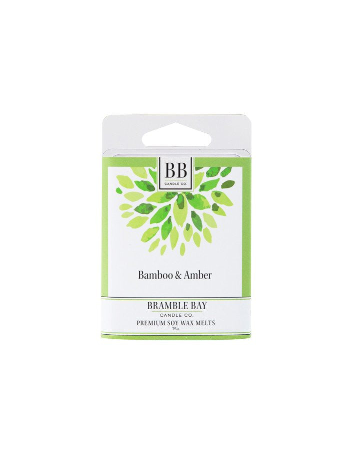 Soy Wax Melt 75g - Bamboo & Amber