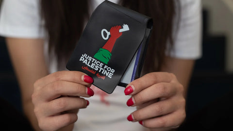 Card Holder 'Justice for Palestine'