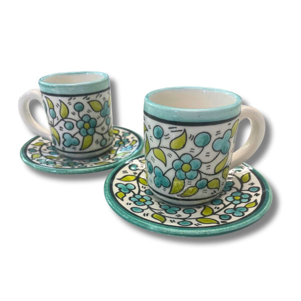 Ceramic Cup with Saucer