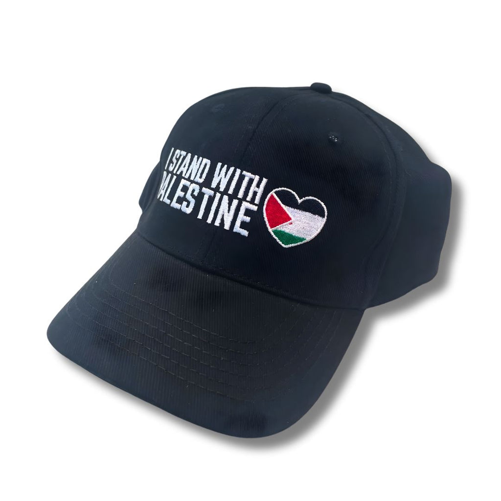 I Stand with Palestine Cap (Heart)