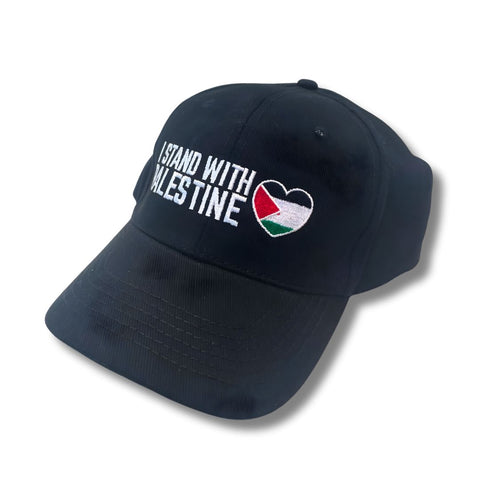 I Stand with Palestine Cap (Heart)