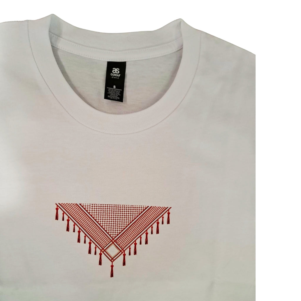 T-shirt with a Mini Keffiyeh