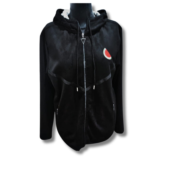 Black Watermelon Jacket (with hood)