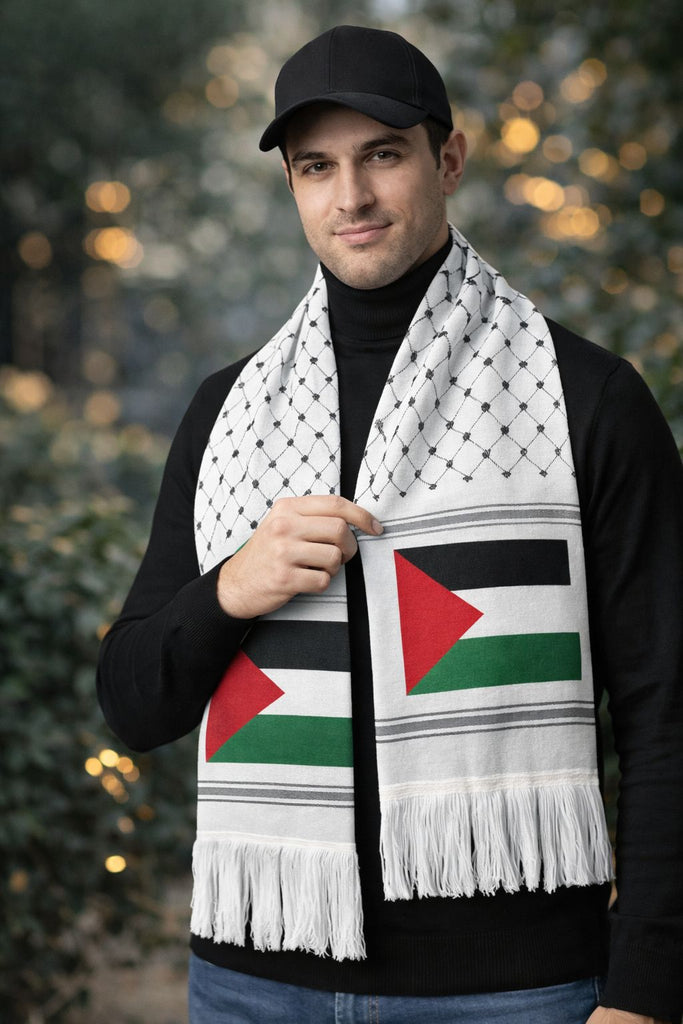 Palestine Flag Scarf