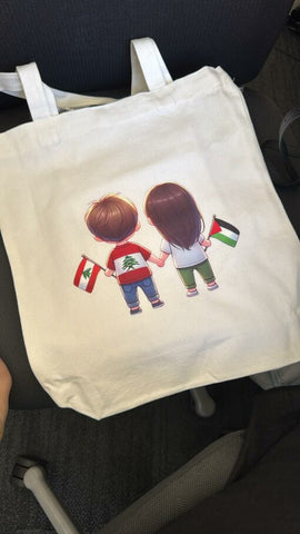 Palestine Lebanon Tote Bag