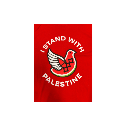 'I stand with Palestine' watermelon dove t-shirt