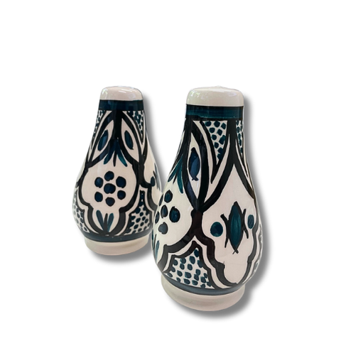 Ceramic Salt and Pepper Shakers - Handcrafted in Hebron