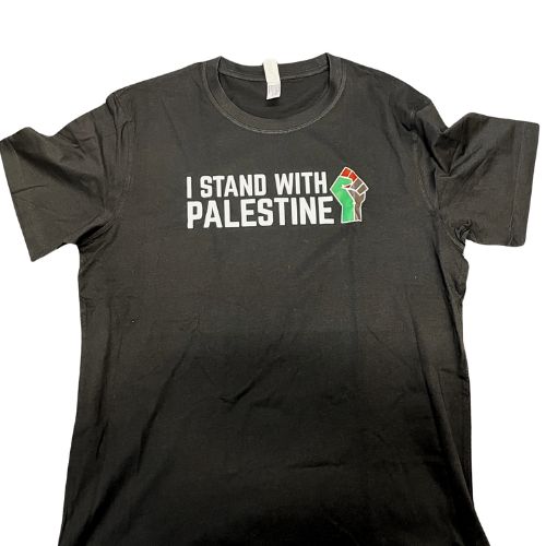 New I Stand with Palestine 'Fist' T-shirt