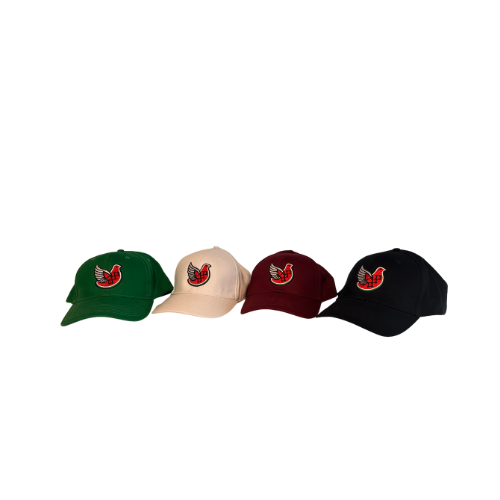 Dove Caps - Available in Black, Maroon, White & Green