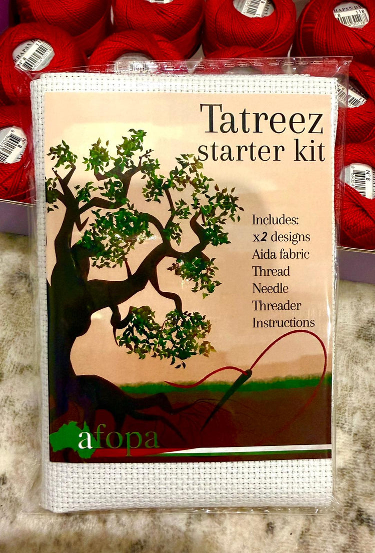 Tatreez Starter Kit 'The Kohl Holder' - Aida Fabric