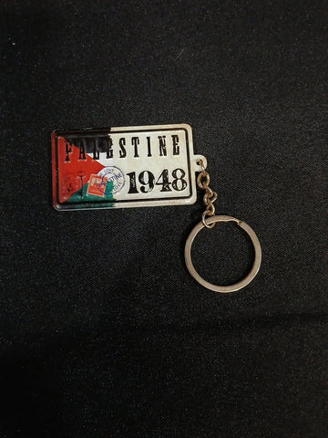 1948 Palestine Number Plate - Keyring